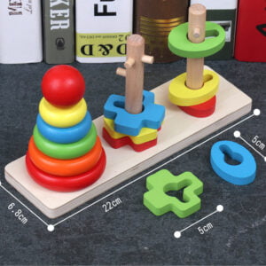 raibow three column tower