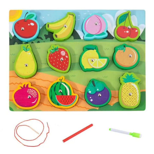 أحجية الفواكه الممغنطة