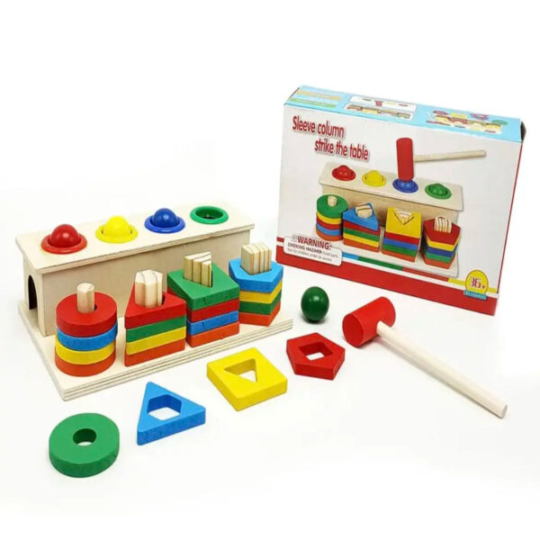 لعبة تعليمية للأطفال لتطوير مهارات الحركة الدقيقة، تنسيق اليد والعين، وحل المشكلات بطريقة ممتعة وآمنة